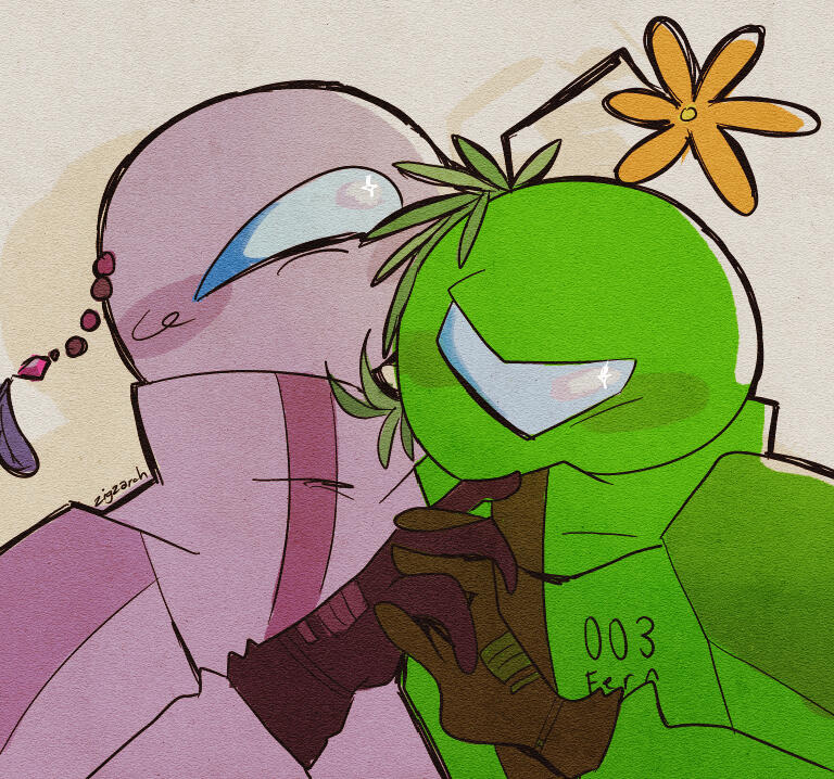 Gift art made during the art event Art Fight.